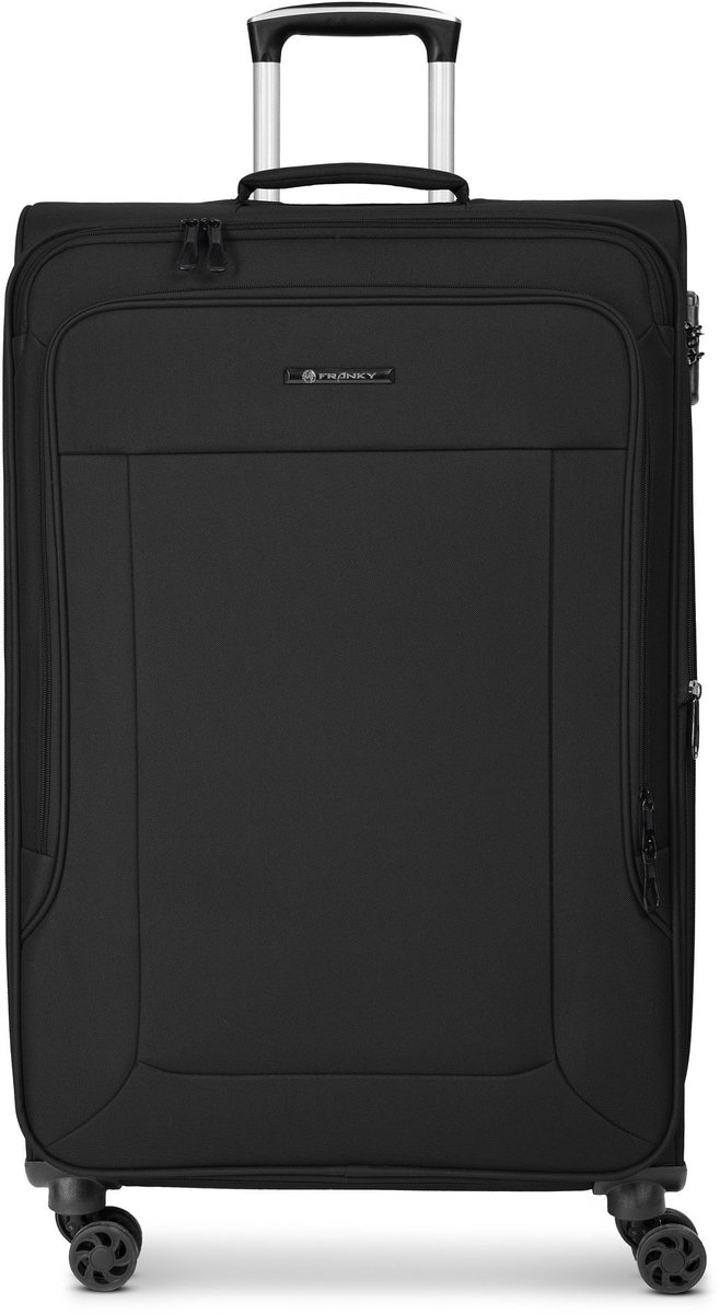 Franky Melbourne 3.0 4-wiel trolley 79 cm met uitbreidingsplooi - Zachte bagage - Combinatieslot - black2