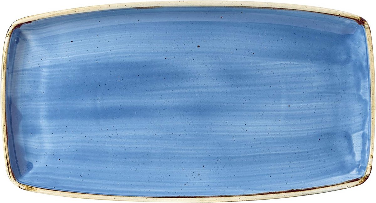 Churchill Stonecast Ovaal Schotel 34,5 x 18,5 cm – Mat Steengoed Service