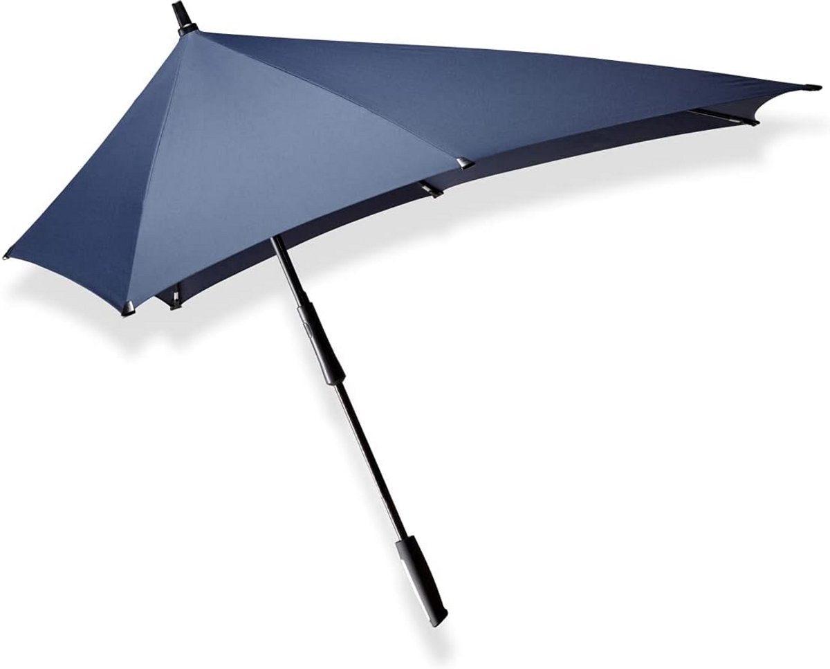 XXL Stormparaplu in Midnight Blue – Grote Stickparaplu voor Harde Wind