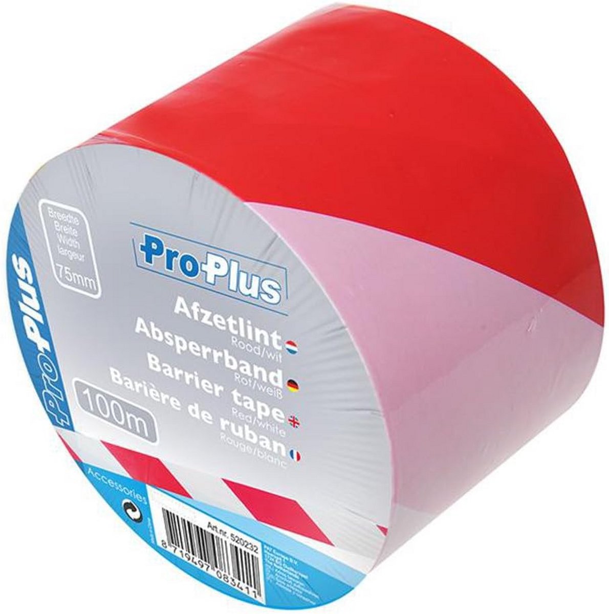ProPlus rode en witte afsluitingstape