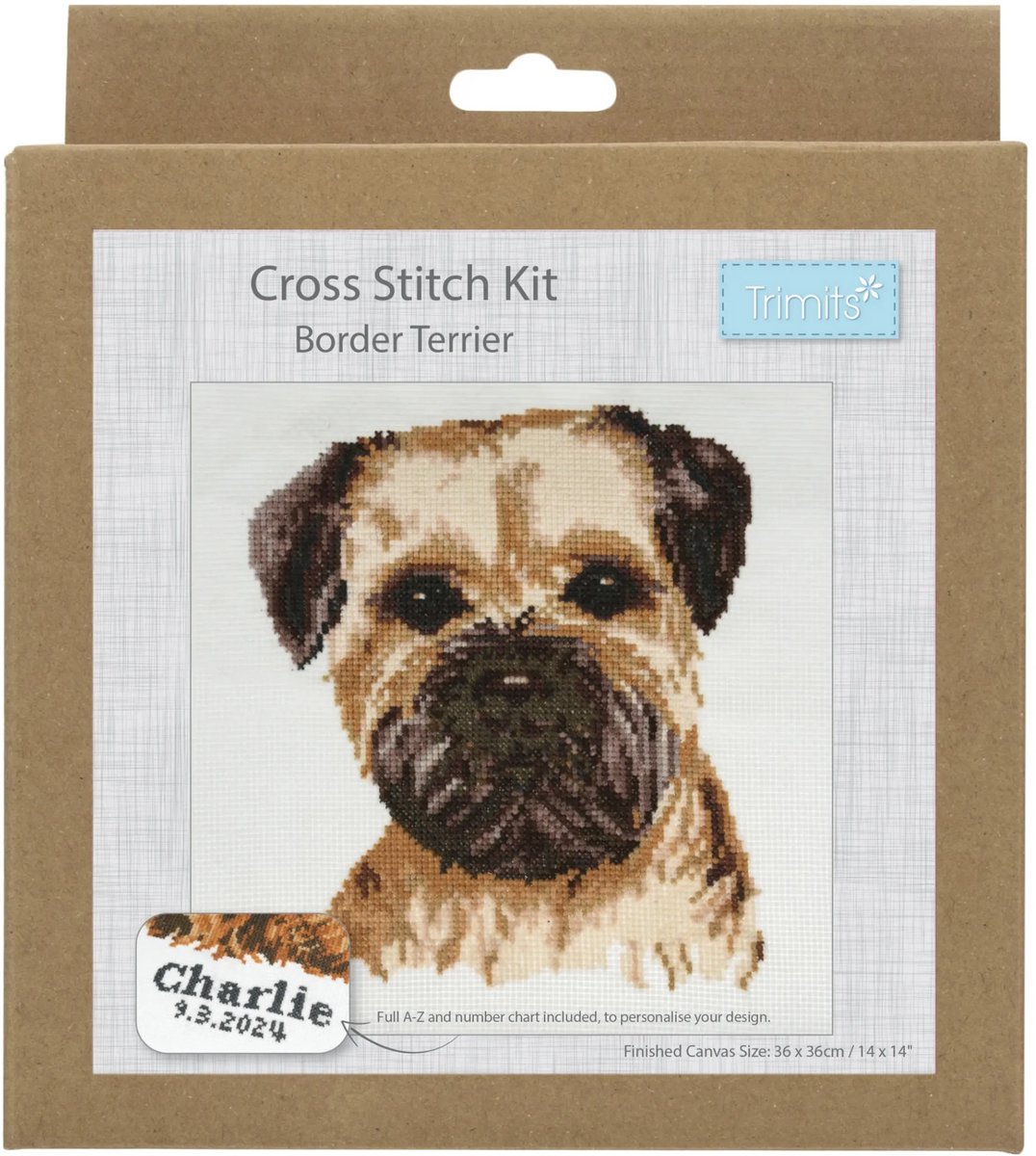trimits Kruissteekpakket Border Terrier