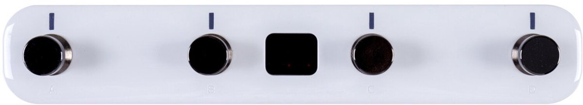 Mooer F4 Wireless Footswitch White voor Mooer Intelligent series