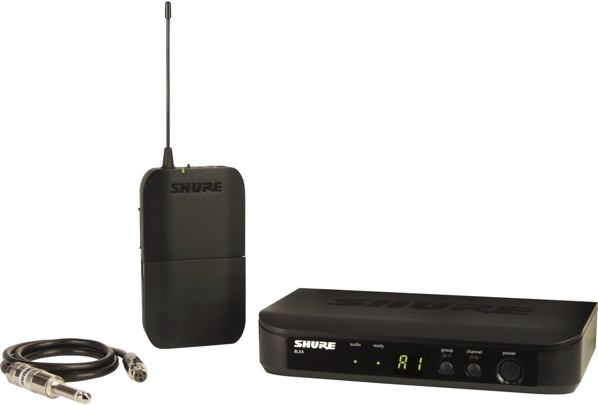 Shure BLX14E-K14 draadloos gitaar systeem (614 - 638 MHz)