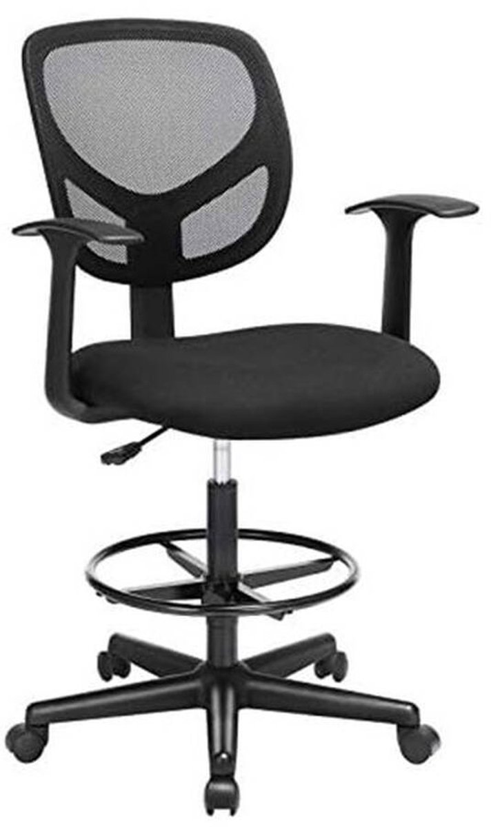 SONGMICS ergonomische bureaustoel - zwart - Zithoogte 51,5-71,5 cm - SONGMICS - €87,00