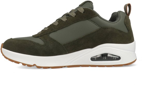 Skechers Uno - Stacre Baskets pour femmes pour hommes - Vert olive - Taille 44