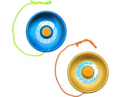 Jobber Toys Jojo – Metalen Yoyo Set van 2 – Metallic Multicolor
