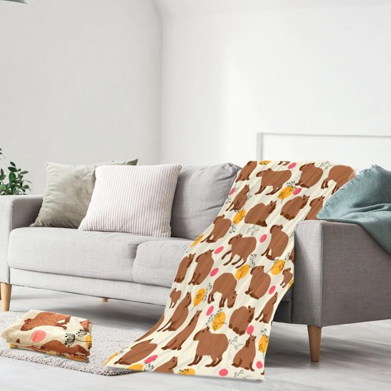 Flanellen/fleece deken/plaid lavendel 150 x 200 cm