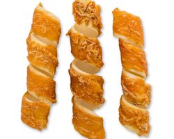 Landman Kauwstaaf Spiraal met Kip (12st) - Hondensnacks - Hondensnoepjes - Kauwsnacks - Kauwstaaf Hond