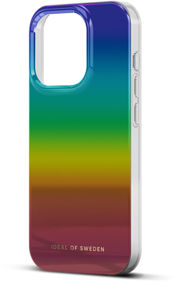 iDeal of Sweden Mirror Case geschikt voor Apple iPhone 15 Pro Max - Rainbow