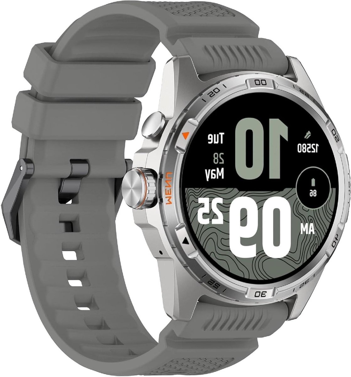 Provento - Zachte siliconen horlogeband vervanging voor TicWatch Atlas-TicWatch Pro 5-Pro 5 Enduro - Slijtvast - Ademend - Comfortabel