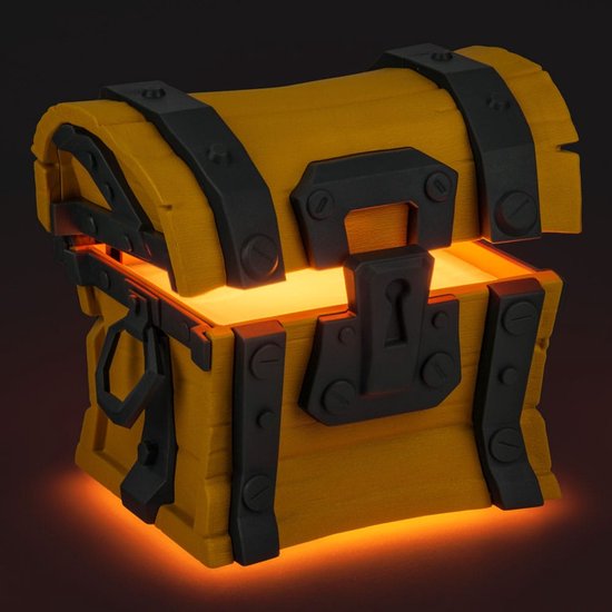 Fortnite Loot Chest Light met geluid, officieel gelicentieerde merchandise, gamingdecoratie voor thuis, cadeau voor jongens en meisjes, op batterijen werkend verzamelobject - Paladone van Paladone — afbeelding 2