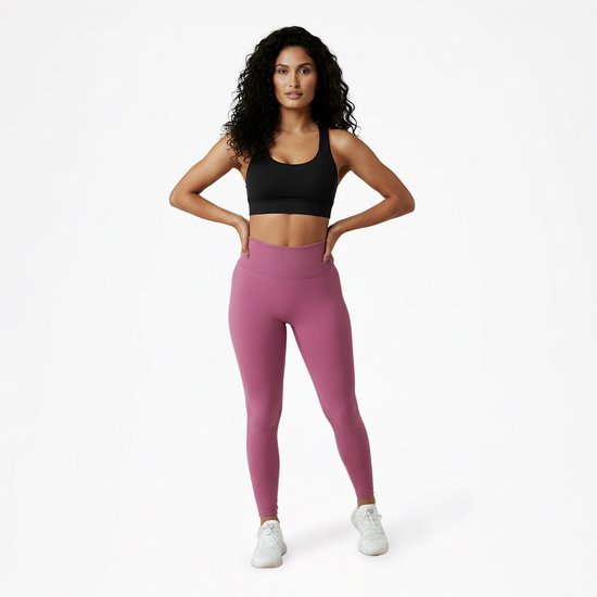 Shapetape High waist sportlegging - Maat XL - Roze - sportbroek - squat proof - sportkleding dames - Yoga kleding dames - hardloopbroek dames - yoga legging dames - Tiktok legging Merk: Shapetape van Merkloos — afbeelding 2