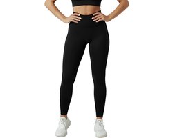 Shapetape High waist sportlegging - Maat L - Zwart - sportbroek - squat proof - sportkleding dames - Yoga kleding dames - hardloopbroek dames - yoga legging dames - Tiktok legging