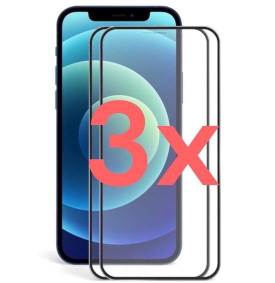 Protecteur d'écran iPhone 12 mini full cover 5D- Verre trempé- Verre de protection- Verre de protection- verre trempé- Haute qualité