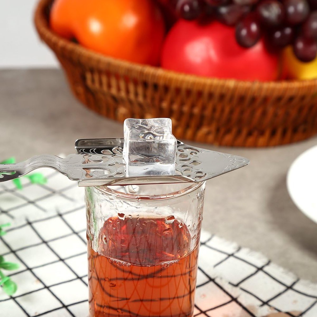 Absinder Spoon - RVS Cocktailglas - Drinkfilter - Baraccessoires