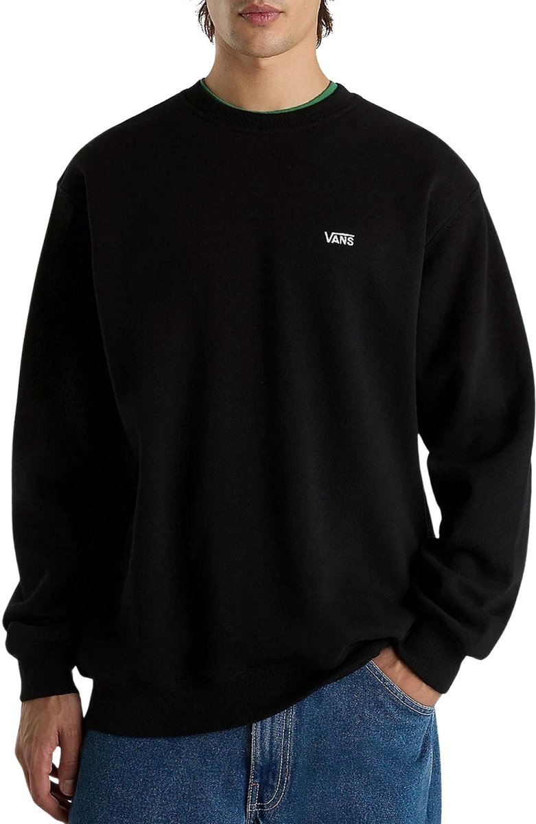 Vans Left Chest II Sweater Heren Zwart