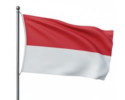 Trasal - vlag Indonesië- indonesische vlag 150x90cm