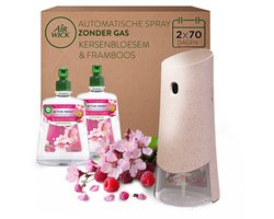 Air Wick - Active Fresh Luchtverfrisser Starter Kit Kersenbloesem + 2 Navullingen