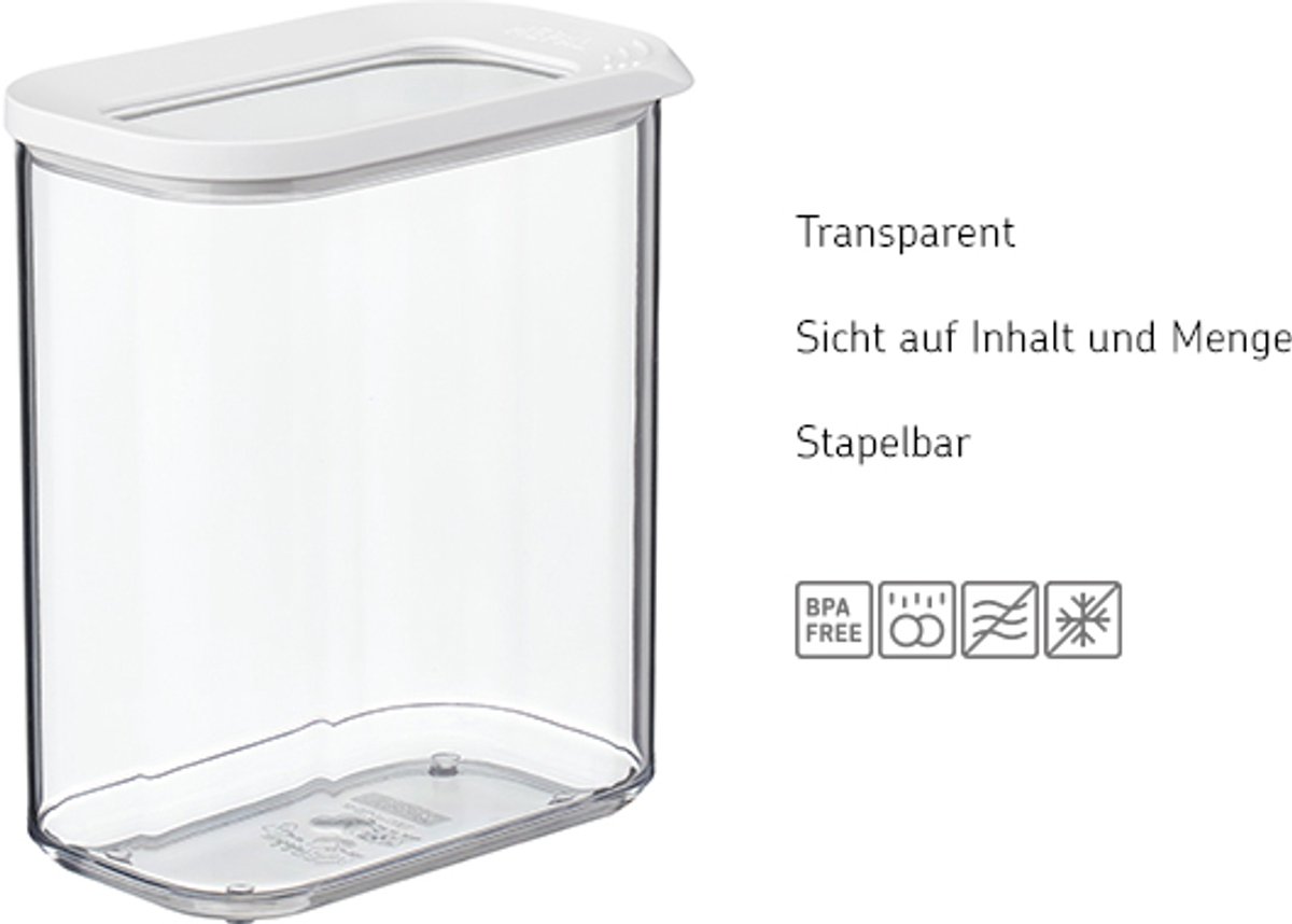Mepal Modula bewaardoos - 1500 ml - Voorraaddoos - Wit — cadeau in Cadeau-ideeën - foto 8