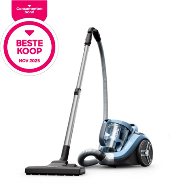 Rowenta Compact Power XXL RO4B11 - Stofzuiger - Zonder Zak - Compact - Krachtige Zuigkracht - Eenvoudig in Gebruik