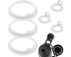 6 x O ringen - Vervangende Pakkingen - Waterflessen - Geschikt voor TAKEYA Actives 18 24 32 40oz - 3 grote en 3 kleine