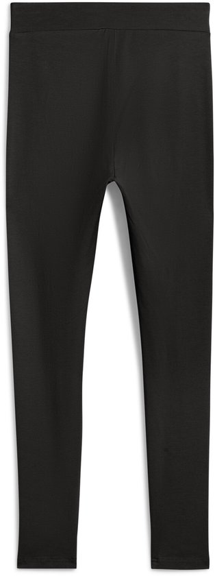 Zwarte PUMA dames sportlegging, liggend.