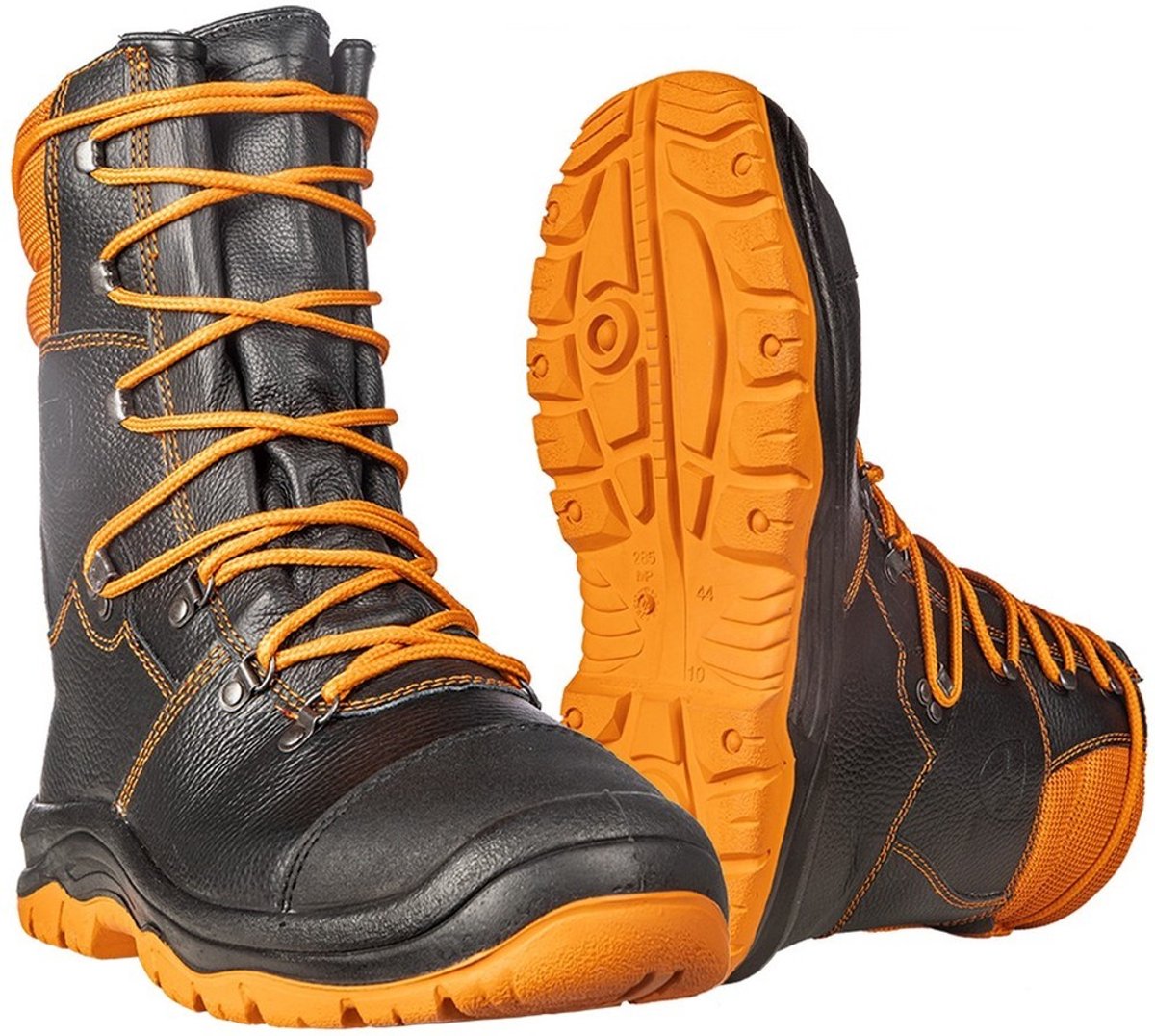 SIP Shoes Sicherheitsschuhe Schnittschutzschuhe 3XA2 Schwarz/Orange-45