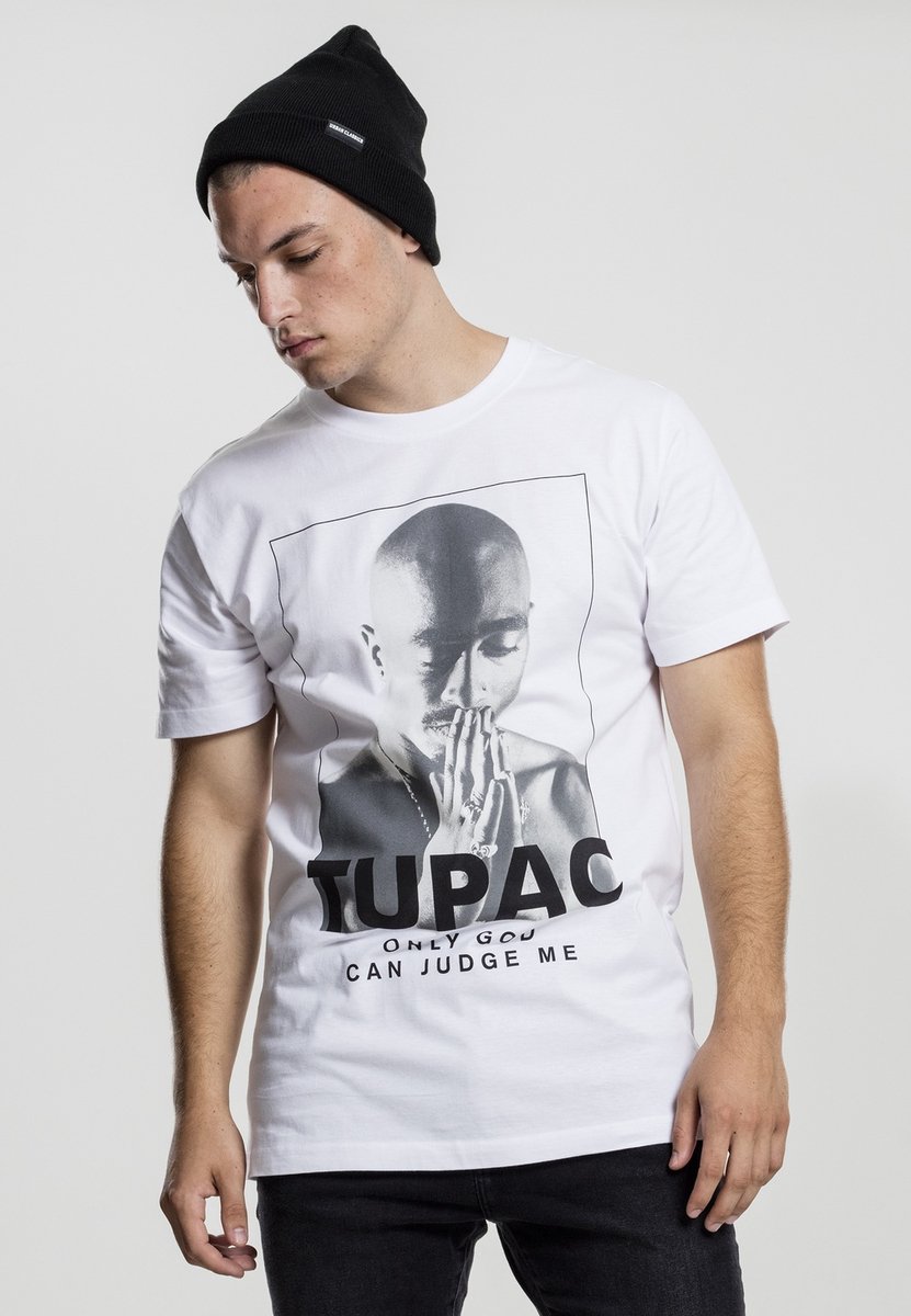 Mister Tee Tupac 2Pac Prayer Heren T-shirt 3XL Wit