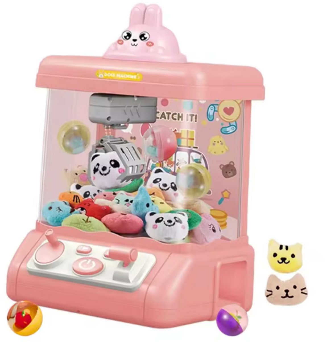 Jawes- Grijpmachine- Roze- Speelgoed- Grijpen- Kermis machine- Spelen- met speeltjes- Snoepmachine -Candygrabber- Arcade