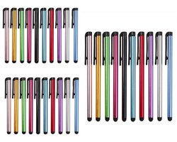 Touchscreen Pennen - 30 stuks - Diverse kleuren - Stylus pen - Styluspennen - Smartphone - Tablet pen - Stylus pennen - Laptop pen - Touchscreen pen