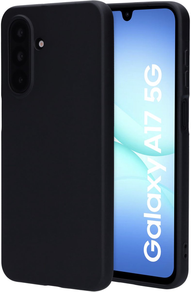 Mobiparts hoesje geschikt voor de Samsung Galaxy A17 - Siliconen - Zwart