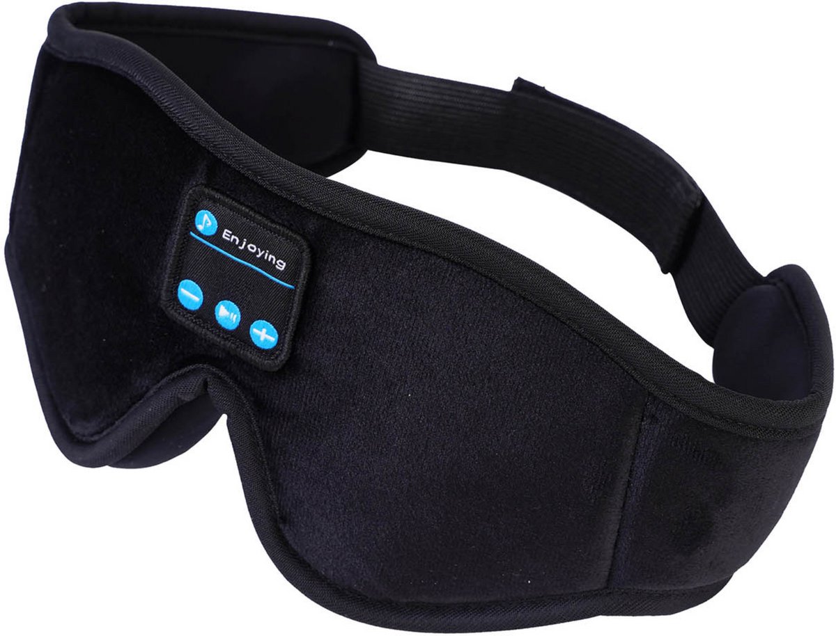 Bol.com Eramic - Slaapmasker Koptelefoon Bluetooth - Oogmasker Slaap - Vrouwen, Kinderen & Mannen - Hoofdband Draadloos - Sleepp... aanbieding