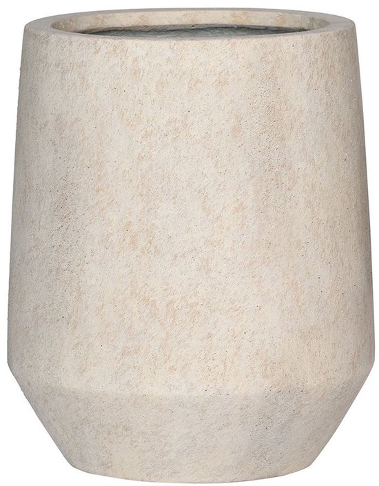 Pottery Pots - Plantenbak - Harith High S - H48cm x Ø43,5cm- Opening 23cm - Travertine Beige
