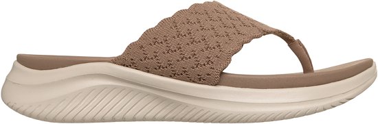 Skechers ULTRA FLEX 3.0 SANDAL-RHYTHM Dames Slippers - Mokka