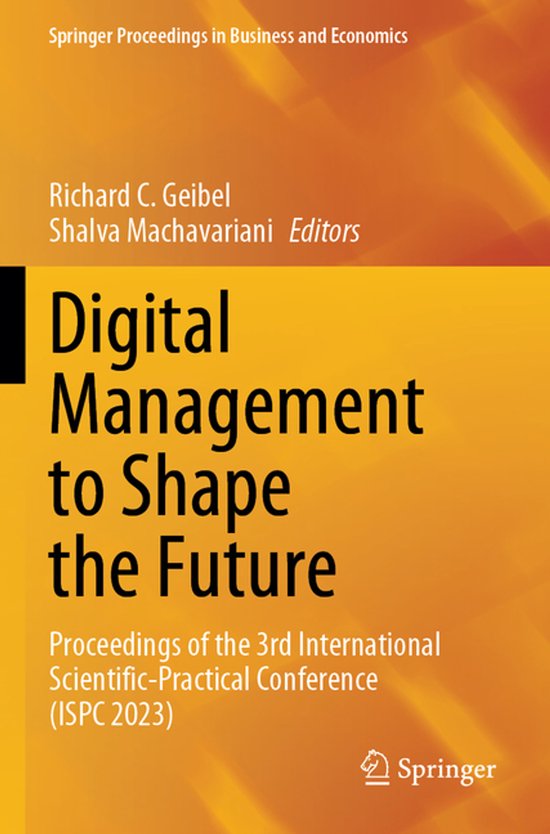Springer Proceedings in Business and Economics- Digital Mana ... - cover