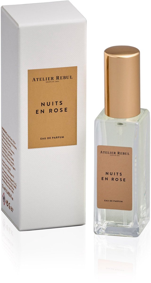 Atelier Rebul Nuits en Rose - Damesparfum (12ml) - Bloemige & Houtige Geur - Eau de Parfum voor Vrouwen