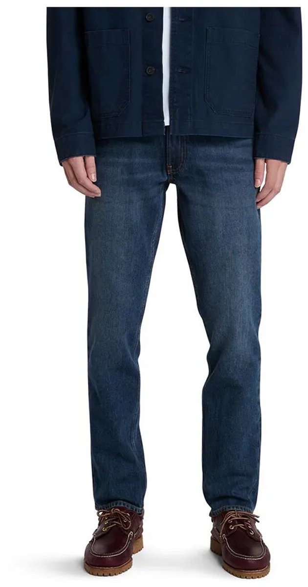 Timberland Sandown Refibra Slim Spijkerbroek 42 32 Man Mood Indigo
