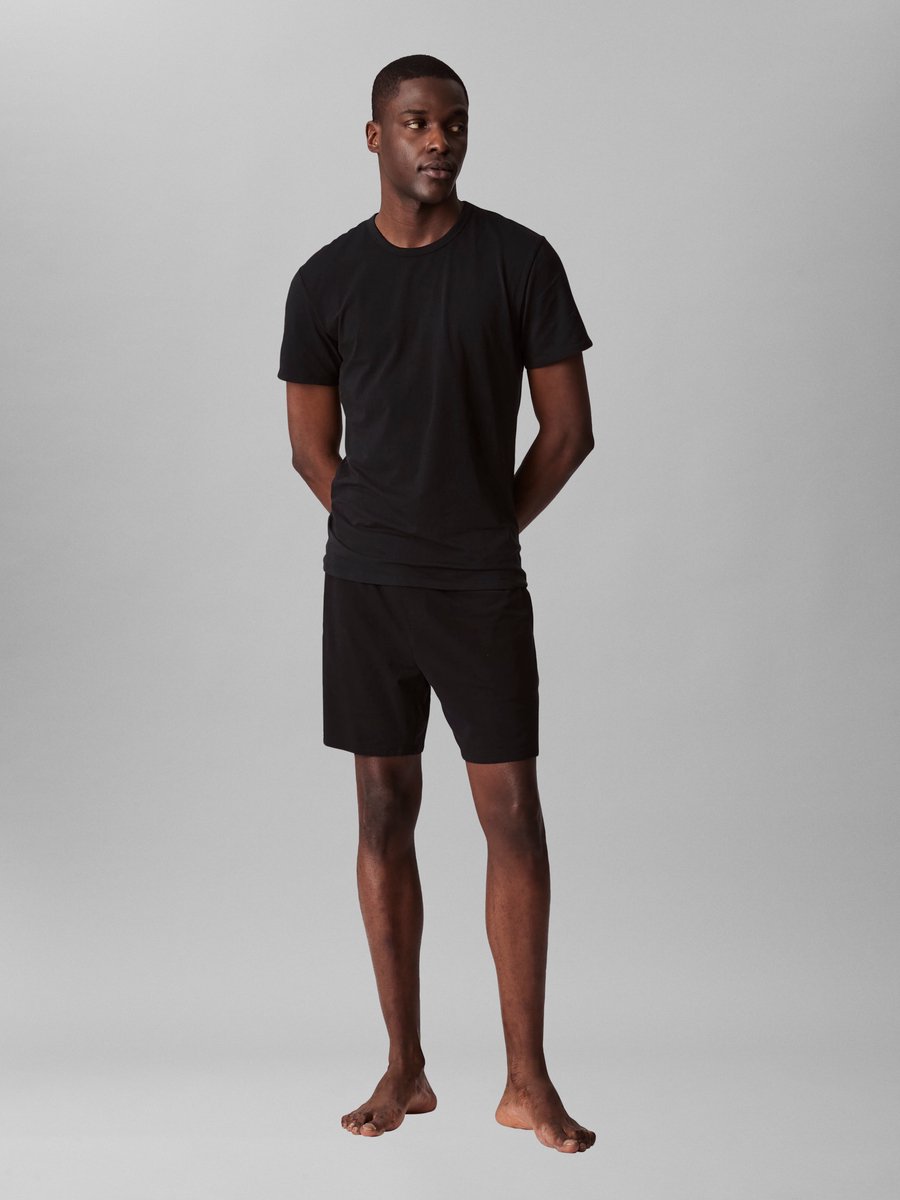 Calvin Klein T-shirts cotton stretch 3-pack zwart