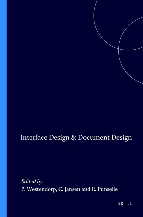 Interface Design & Document Design - cover
