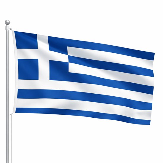 Het Vlaggenschip - Vlag Griekenland - 90 x 150 centimeter
