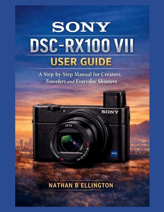 Sony Dsc-Rx100 VII User Guide - cover