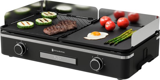 Costway Teppanyaki Grill 90 X 23 Cm, Elektrische Gri 1800 W Elektrische Grill Met Antiaanbaklaag 6 Houten Spatels En Anti Aanbak Eierring Tafelgrill Temperatuur Verstelbaar 1137925554