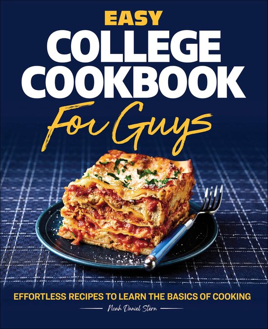 Easy College Cookbook for Guys - cover