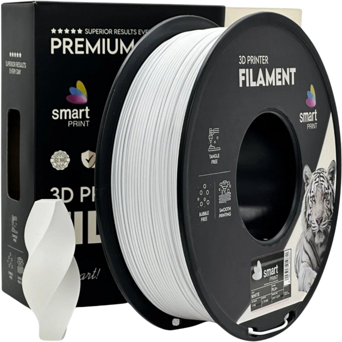 Smartprint PLA+ White 1.75mm 1kg