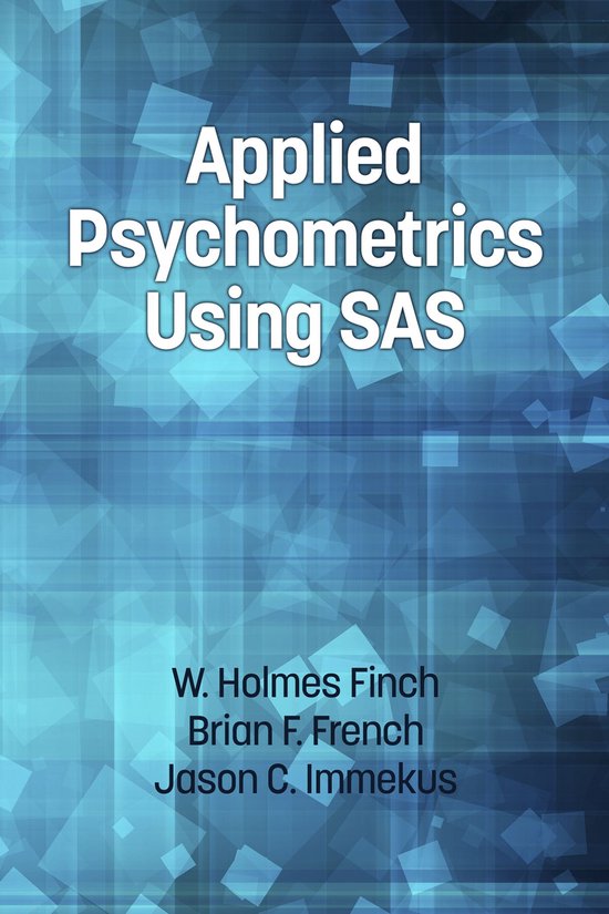 Applied Psychometrics Using SAS - cover