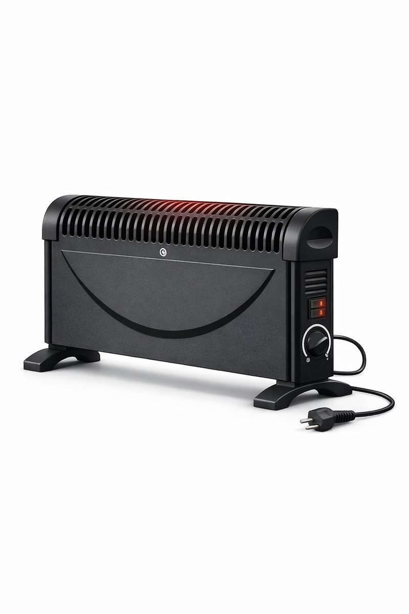 Pro Line Convector Heater – Elektrische Kachel – 1500W – Thermostaat – Oververhittingsbeveiliging