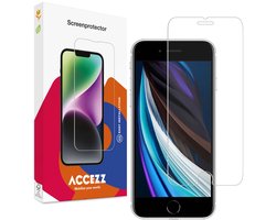 Accezz Screen Protector - Geschikt voor Apple iPhone SE (2022) / SE (2020) - 2 Pack Glass Screenprotector