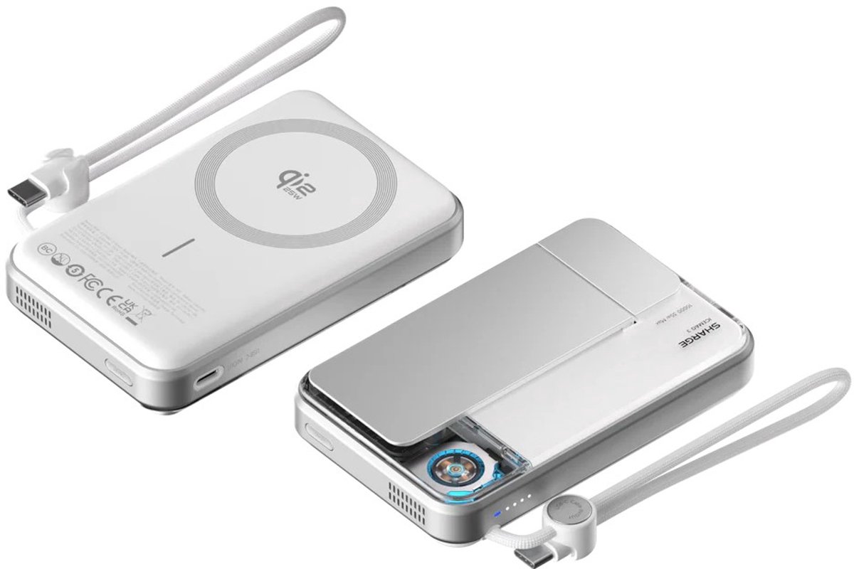 SHARGE ICEMAG 3 Powerbank 10000mAh Draadloos Opladen - afbeelding 3