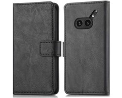 imoshion Hoesje - Geschikt voor Nothing Phone (2a) / Nothing Phone (2a) Plus - Luxe Bookcase - Zwart