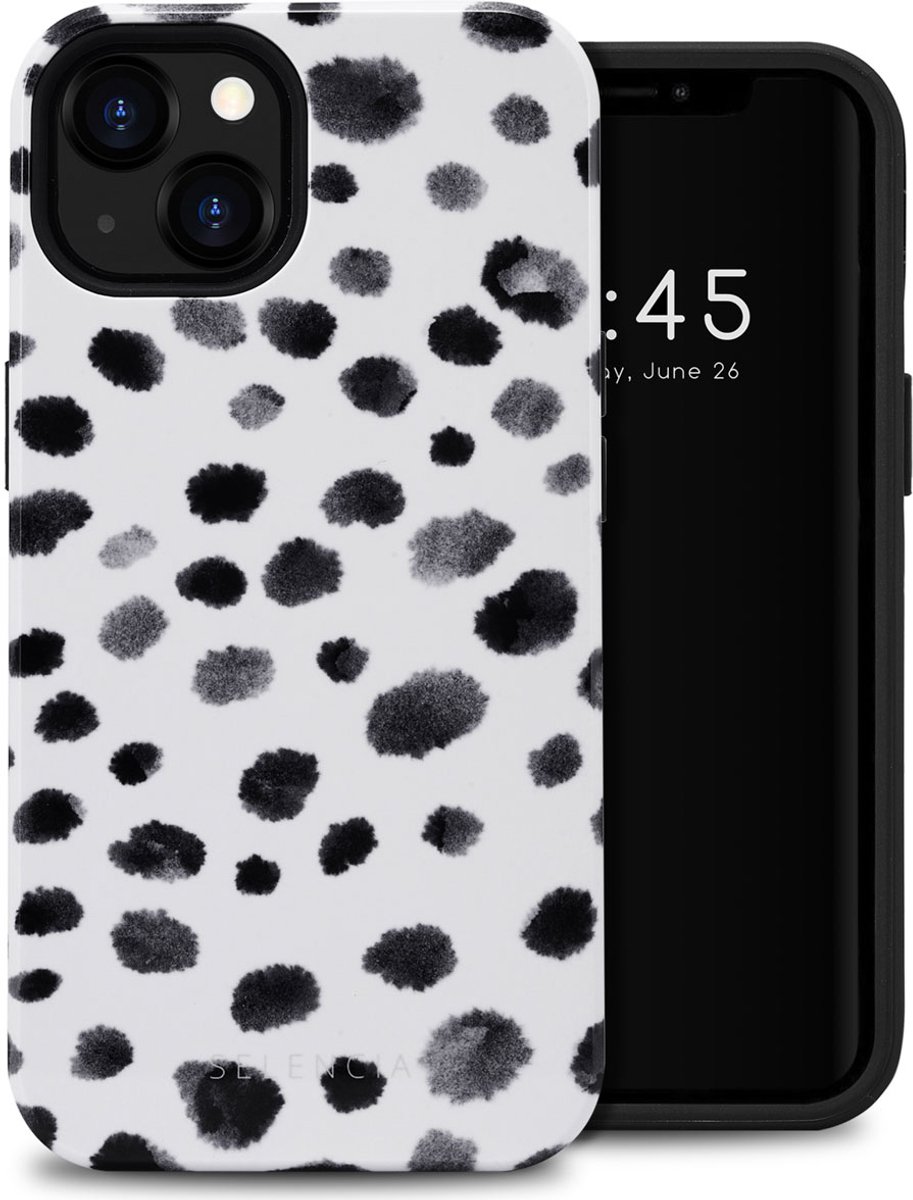 Selencia Hoesje - Geschikt voor Apple iPhone 13 - Backcover - Trendy Leopard
